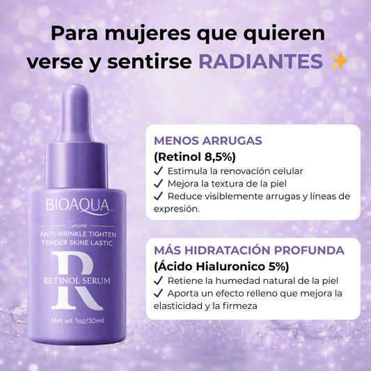 Sérum BioAqua - Despierta con la Piel que Mereces:  Suave, Firme y Sin Líneas de Expresión