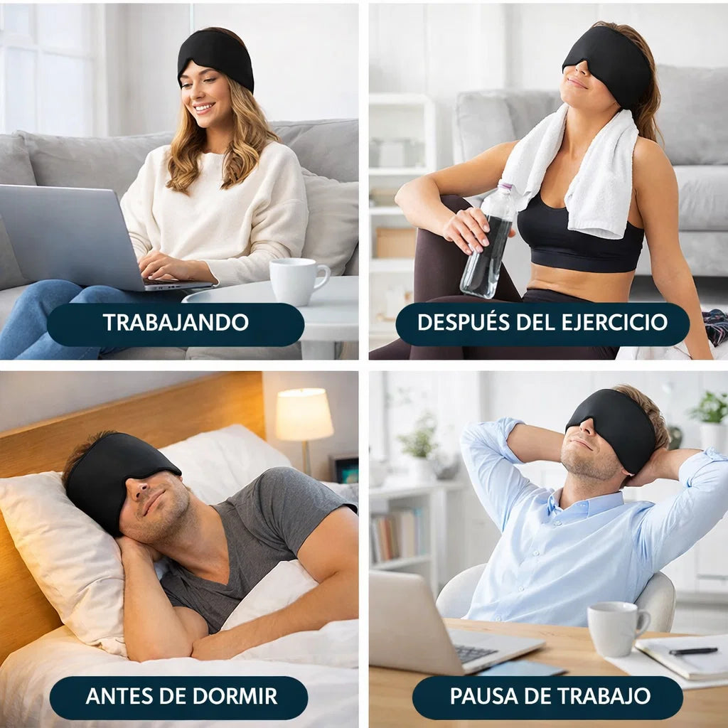 MigraCalm Gorro Terapéutico 360° - Recupera Tus Días Perdidos: Alivia Tu Migraña en Minutos Sin Pastillas